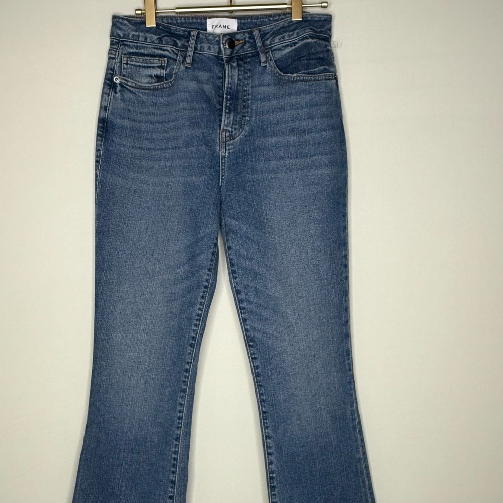 FRAME Le Crop Mini Boot Jeans – Bixby Wash – Size 27 – NWOT - Picture 5 of 13